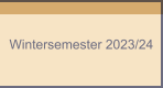 Wintersemester 2023/24